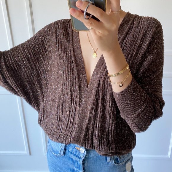 Zara Sweaters - Zara Sparkle Cardigan Size Small